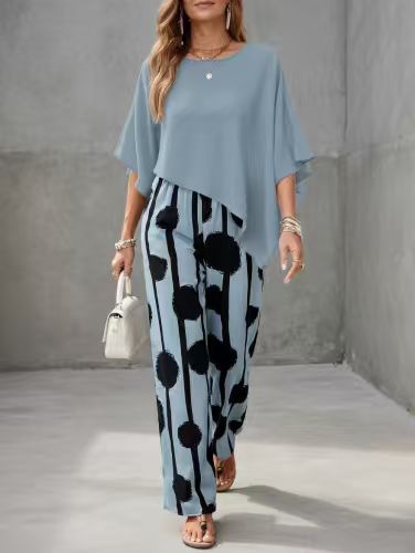 Polka Dot Elegant Two-Piece Set