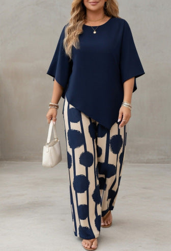 Polka Dot Elegant Two-Piece Set